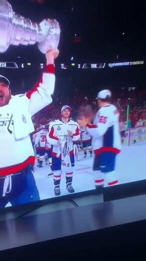 Capitals Stanley cup woman flashing