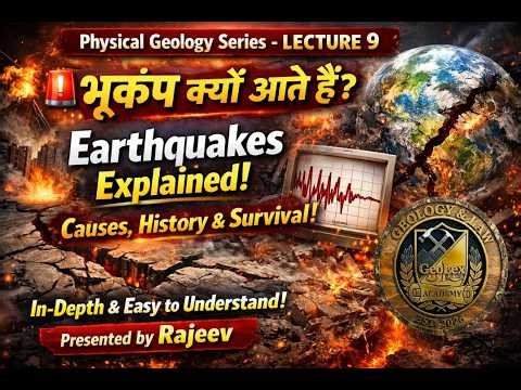 🚨 भूकंप क्यों आते हैं Earthquakes Explained Causes, History & Survival! GeoLex Academy