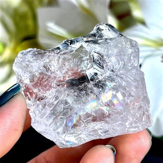 Rainbow Phenakite Crystal Altar Stone, 68 Gram - Etsy Canada