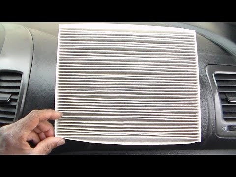 how to clean a cabin air filter