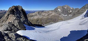 Mt Philistine from Otira Valley, Arthur's Pass National Park NZ - Hiking Scenery