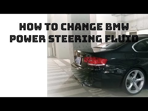 How to: BMW power steering fluid change