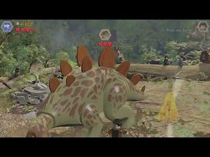 LEGO Jurassic World 100% guide. Free play part 6. Isla sorna