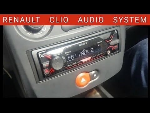 How To Fit a New Audio System Into The Car || Renault Clio 2007.