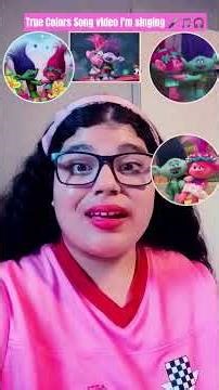 True Colors Song video I'm singing 🎤🎵🎧🎶🩷🤍🩶🖤🤎💜💙🩵💚💛🧡❤️