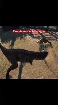 Carnotaurus Vs Indoraptor #jurassicworld #jurassicworldevolution2 #dinosaur