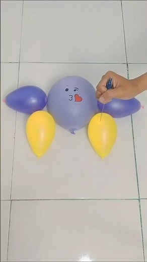 Perfect Loop Balloon Pop 🔁 Endless Slow Motion Color Splash Satisfying #shorts #popping #satisfying