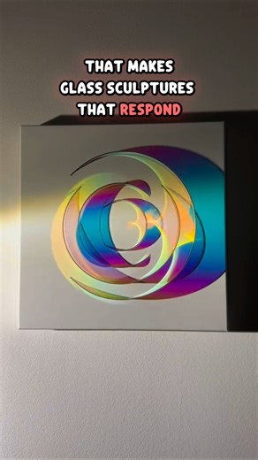 Science + Art = Light-Responsive Glass Sculptures