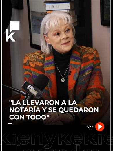 En #KienEsKien con Adriana Bernal, María Cecilia Botero relata una historia que la dejó fría: después de años acompañando a su tía y creyendo que todo estaba claro, se encontró con un giro inesperado en la herencia #actriz#mariaceciliabotero #herencia #familia Vea la entrevista completa en Kienyke.com