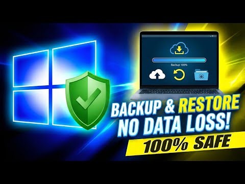 Windows Backup & Restore Without Losing Data (100% Safe!)|| Windows Backup Kaise Create Kre in Hindi