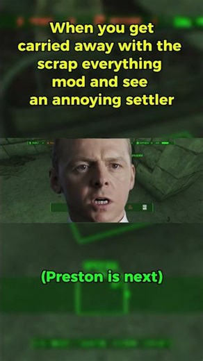 When you get carried away with the scrap everything mod #falloutmemes #bethesda #fallout #fallout4