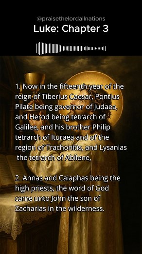 📖 Read or listen to the full Book of Luke here: https://jesustruepath.com/bible-app-download | Praise The Lord Jesus, All Nations