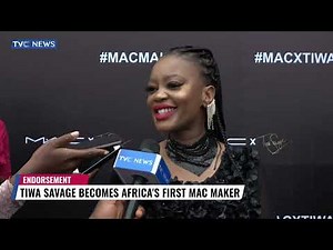Tiwa Savage Becomes Africa's First Mac Maker