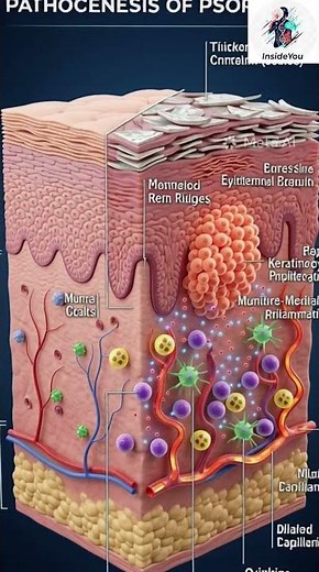 What is psoriasis? #medicine #biology #animation