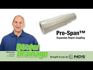 Simplify Pipe Repairs with the Pro-Span® Expansion Repair Coupling | NDS Drainage Solutions