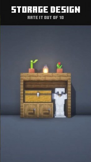 Cool Storage Design in Minecraft 🌸 #14