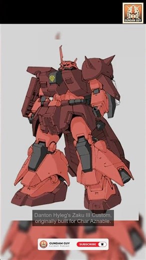 AMX-011S Zaku III Custom: History, Features, & Ace Pilots #shorts #ZakuIIICustom #GundamZZ #NeoZeon