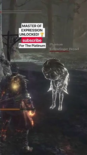 I FINALLY Got the Master of Expression Trophy! 🏆 | Dark Souls 3 #darksouls3 #trophyhunting #shorts