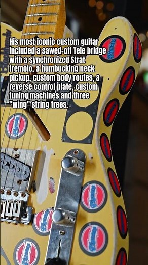 Now that’s a custom guitar! Terry Kath Telecaster from the Fender Custom Shop #fenderguitars