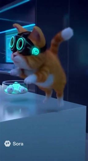 Momo the Cat vs The Robot Vacuum 😹