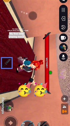 first time playing mm2 pt1🫶☺️✌️