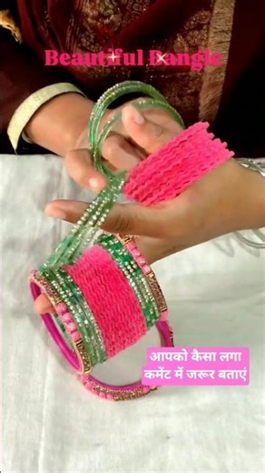 Pink Chudi Set Desing 🎀 |#shorts​ #ViralShorts​ #TrendingShorts​#bangles #youtubeshorts​​#viralvideo