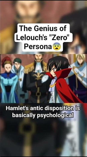 Why People Follow Lelouch (And Not Hamlet) 🎭