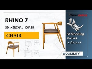 rhino tutorial- how to 3d model modern chair