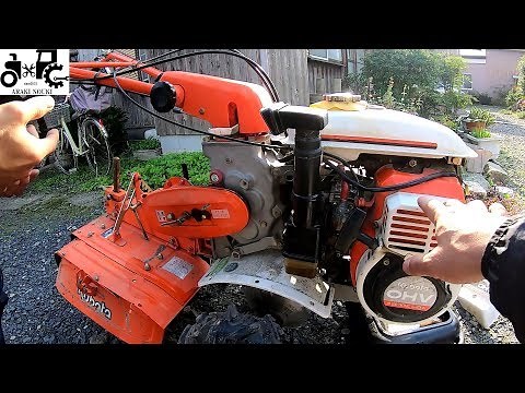 The engine speed remains high and does not decrease - Araki Agricultural Machinery's daily life