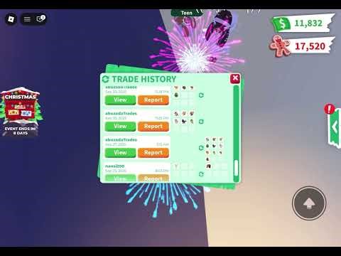 My adopt me trade history