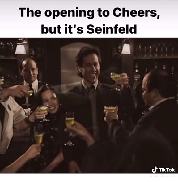 Where everybody knows your name 🤩 #cheers #seinfeld #fyp #80s #90s #sitcom #sitcoms #90snostalgia #80snostalgia #90sthrowback #80sthrowback #90skid #80sbaby #comedy #funny #comedies #fypシ #fypシ゚viral #reel #tiktok #seinfeldtv #reelsvideo #mashup #Mashupchallenge #mashupsong #fun #tiktokviral #HappyNewYear #festivusfortherestofus #blowthisup #stitch #share