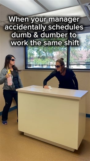 When the manager accidentally creates the ultimate duo shift.🐾 Productivity? Questionable. Vibes? Immaculate. | Pine Valley Veterinary Clinic