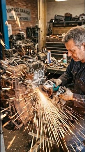 Rusty Car Engine Restoration – From Scrap to Running Engine 🔧