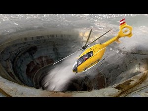 Huge Diamond Mine SUCKS UP Helicopters! The Mir Mine: A Glimpse into the Abyss.