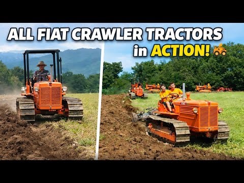 FIAT Crawler Legends at Work 🚜🔥 | Fiat 55L Dominates the Field!