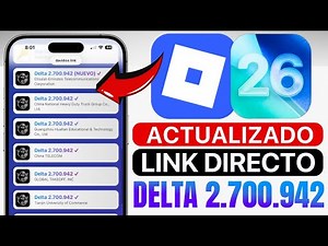 UPDATED Direct Link! Install DELTA EXECUTOR v2.700.942 ON iOS (LATEST VERSION)