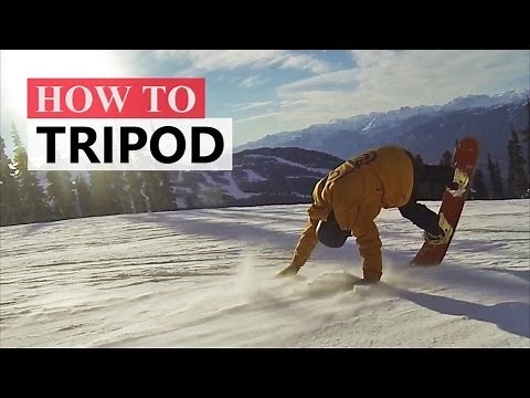 How to Tripod Snowboarding - Snowboard Butter Tricks