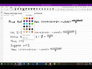Set Theory and Logic Lecture 29 Induction Practice