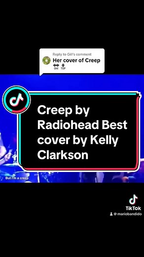 Kelly Clarkson Live Stage Cover of Creep by Radiohead