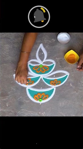 #shorts 🥭 ugadi Muggul |SouthIndiankolam rangoli || Kolam || Muggulu #rangoli #muggulu
