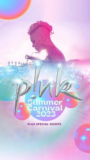 P!NK on Instagram: "UK and Europe, I’m coming for ya! Can’t wait to see your beautiful faces next summer! 🥰"