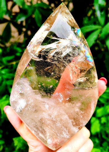 Citrine Flame With Rainbows - Etsy