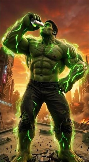 When Hulk Starts Dancing 😂 | AI Hulk Dance