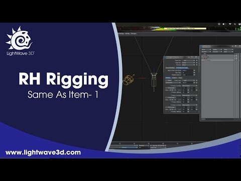 Lightwave 3D RH Rigging Same As Item 1