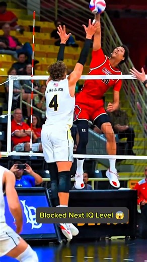 One Perfect Block Changed Everything 🏐😱 #volleyball #sports #shorts