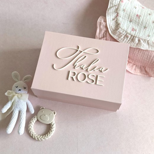 Personalized Baby Keepsake Box Custom Baby Shower Gift for Girl Baby Nursery Decor Memory Box Keepsake Gift Idea Newborn Baby Girl - Etsy