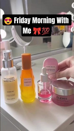 ✨🔥 Friday Morning With Me 😍🌞 | Aesthetic Skincare & Girly Morning Routine🎀 💅#selfcare #aestheticvibe