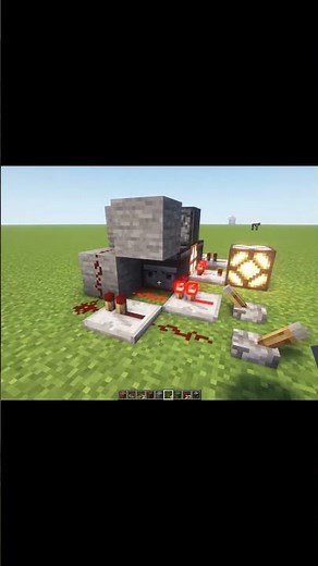Compact 4 Input XOR Gate (Minecraft)