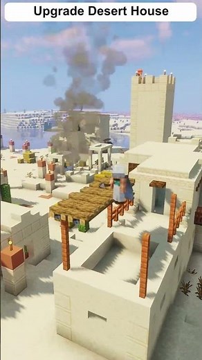 Transform Your Desert House in Minecraft #shorts