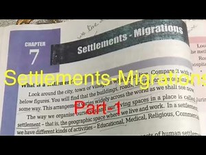Settlements- Migrations (part-1) 10th class social studies AP&TS